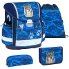 Belmil Schulranzen Classy Schulranzen Set 4-teilig Mit Brustgurt Alpha Wolf