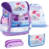 Belmil Schulranzen Classy Schulranzen Set 4-teilig Mit Brustgurt Beautiful Mermaid