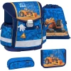 Belmil Schulranzen Classy Schulranzen Set 4-teilig Mit Brustgurt Bulldozer