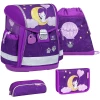 Belmil Schulranzen Classy Schulranzen Set 4-teilig Mit Brustgurt Caty On The Moon