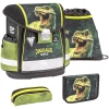 Belmil Schulranzen Classy Schulranzen Set 4-teilig Mit Brustgurt Dinosaur World 2