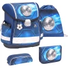 Belmil Schulranzen Classy Schulranzen Set 4-teilig Mit Brustgurt Football 4