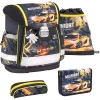 Belmil Schulranzen Classy Schulranzen Set 4-teilig Mit Brustgurt Midnight Race