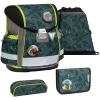 Belmil Schulranzen Classy Schulranzen Set 5-teilig Mit Brustgurt Green Splash