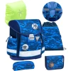 Belmil Schulranzen Classy Schulranzen Set 6-teilig Mit Brustgurt Blue Camouflage