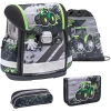 Belmil Schulranzen Classy Set 4-teilig Green Tractor