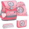 Belmil Schulranzen Compact Schulranzen Set 4-teilig Mit Brustgurt Horse Snowflake