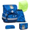 Belmil Schulranzen Compact Schulranzen Set 5-teilig Mit Brustgurt Alpha Wolf