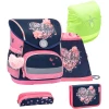 Belmil Schulranzen Compact Schulranzen Set 5-teilig Mit Brustgurt Beautiful Flowers