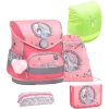 Belmil Schulranzen Compact Schulranzen Set 5-teilig Mit Brustgurt Horse Snowflake