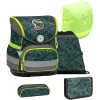 Belmil Schulranzen Compact Schulranzen Set 5-teilig Mit Brustgurt T-rex Roar