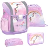 Belmil Schulranzen Customize-me Schulranzen Set 4-teilig Mit Brustgurt, Hüftgurt Rainbow Unicorn