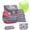 Belmil Schulranzen Mini Fit Schulranzen Set 5-teilig Mit Brustgurt Horse Aruba Blue