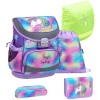Belmil Schulranzen Mini Fit Schulranzen Set 5-teilig Mit Brustgurt Rainbow Color