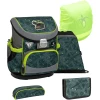 Belmil Schulranzen Mini Fit Schulranzen Set 5-teilig Mit Brustgurt T-rex Roar