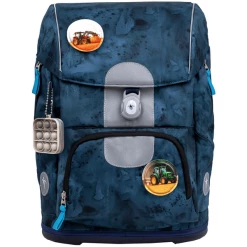 Belmil Schulranzen Motion Schulranzen Set 5-teilig Mit Brustgurt, Hüftgurt Blue Splash