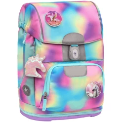 Belmil Schulranzen Motion Schulranzen Set 6-teilig Mit Brustgurt, Hüftgurt Rainbow Color