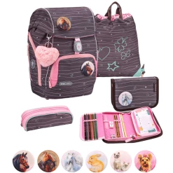 Belmil Schulranzen Premium Comfy Plus Set 5-teilig Mint