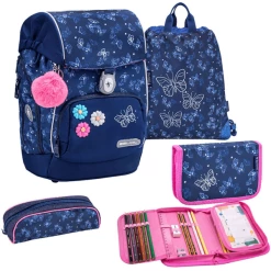 Belmil Schulranzen Premium Comfy Plus Set 5-teilig Sapphire