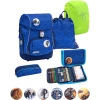 Belmil Schulranzen Premium Comfy Plus Set 6-teilig Estate Blue