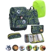 Belmil Schulranzen Premium Comfy Plus Set 6-teilig Iguana