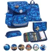 Belmil Schulranzen Premium Compact Plus Set 5-teilig Glacier Blue