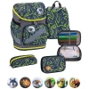 Belmil Schulranzen Premium Smarty Plus Set 5-teilig Iguana