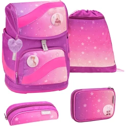 Belmil Schulranzen Smarty Schulranzen Set 5-teilig Mit Brustgurt, Hüftgurt Ombre 2