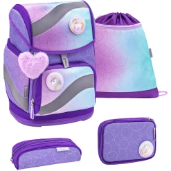 Belmil Schulranzen Smarty Schulranzen Set 5-teilig Mit Brustgurt, Hüftgurt Wonder 2