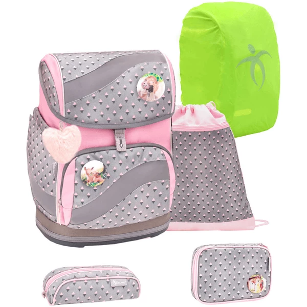 Belmil Schulranzen Smarty Schulranzen Set 6-teilig Mit Brustgurt, Hüftgurt Favourite Pet 2