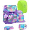 Belmil Schulranzen Smarty Schulranzen Set 6-teilig Mit Brustgurt, Hüftgurt Rainbow Color