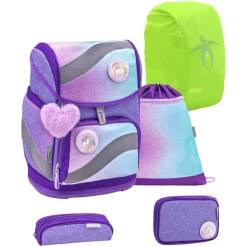 Belmil Schulranzen Smarty Schulranzen Set 6-teilig Mit Brustgurt, Hüftgurt Wonder 2