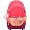 Belmil Schulrucksack 2-IN-1 Schulrucksack & Gürteltasche Coral