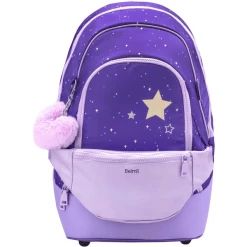 Belmil Schulrucksack 2-IN-1 Schulrucksack & Gürteltasche Dahlia