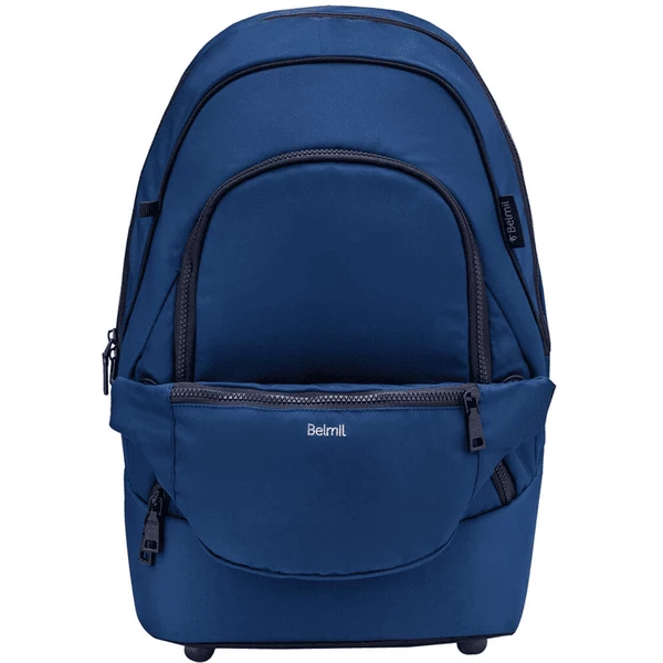 Belmil Schulrucksack 2-IN-1 Schulrucksack & Gürteltasche Navy Blue