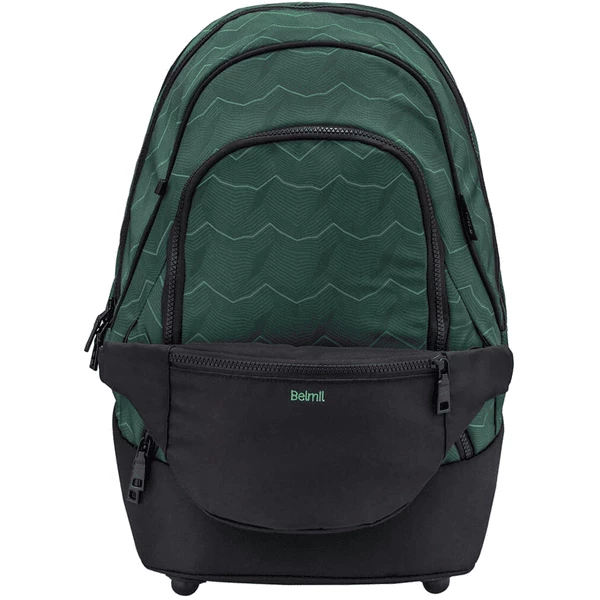 Belmil Schulrucksack 2-IN-1 Schulrucksack & Gürteltasche Twist Of Lime