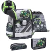 Belmil Schultasche Classy Set Mit Integriertem Brustgurt Green Tractor