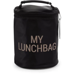 CHILDHOME Lunchbag Mit Isolierfutter Schwarz/gold