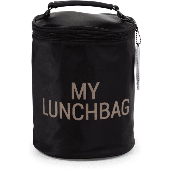 CHILDHOME Lunchbag Mit Isolierfutter Schwarz/gold