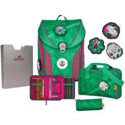 DerDieDas® ErgoFlex MAX Exclusive LED - Paisley Green, 5-tlg.