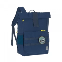 LÄSSIG Medium Rolltop Backpack Navy