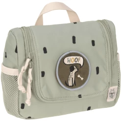 LÄSSIG Mini Washbag, Happy Prints Light Olive