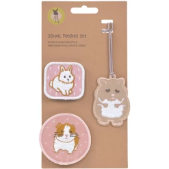 LÄSSIG School Patches Set Cuddly Pet