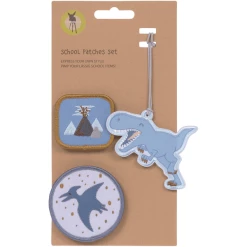LÄSSIG School Patches Set Dinosaur