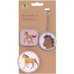 LÄSSIG School Patches Set Horse