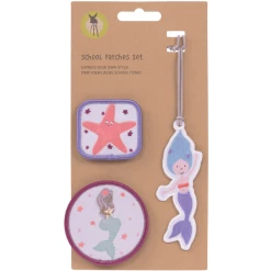 LÄSSIG School Patches Set Mermaid
