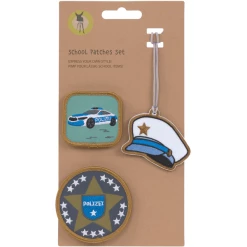 LÄSSIG School Patches Set Police