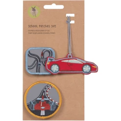 LÄSSIG School Patches Set Racecar