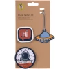 LÄSSIG School Patches Set Space