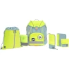 LÄSSIG Schulranzen-Set 7-tlg. Flexy Unique Beginner Blue/neon-yellow